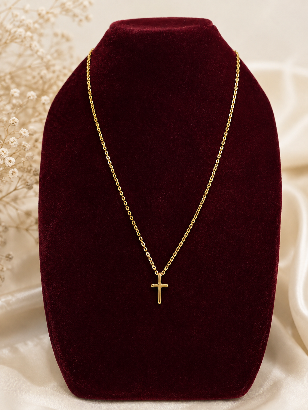 Dainty Cross Pendant Necklace