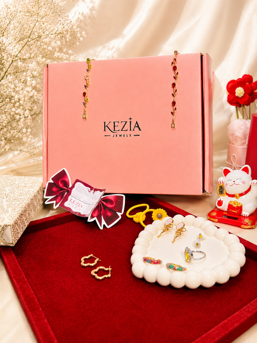 The Floral Edit — Curated Jewelry Gift Box by Kezia Jewels