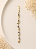 Sapphire Leaf Bracelet