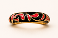 Black & Red Enamel Ring