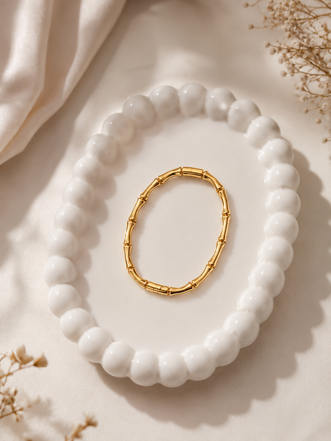 Gold Bamboo Bangle