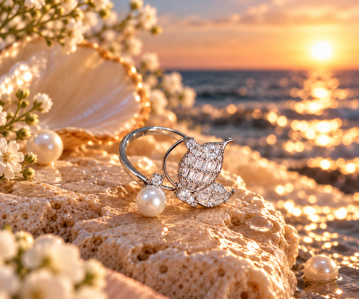 Silver Bloom Adjustable Ring