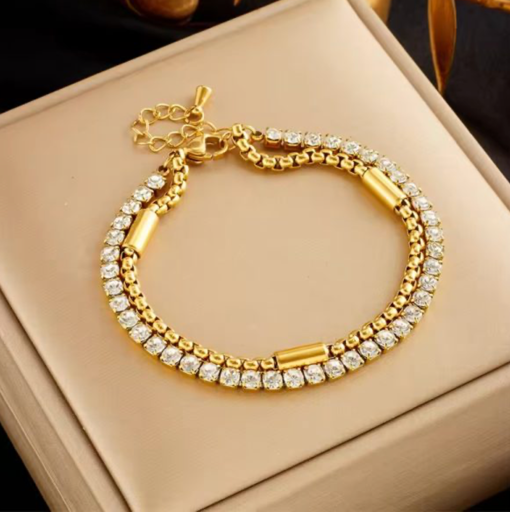 Kezia Crystal Tennis Bracelet